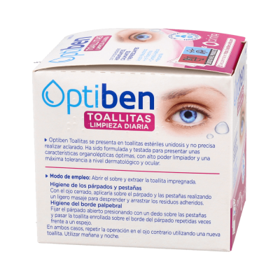 Comprar OPTIBEN TOALLITAS LIMPIEZA DIARIA 30 UNIDADES al mejor precio en NuestraFarma, tu farmacia online