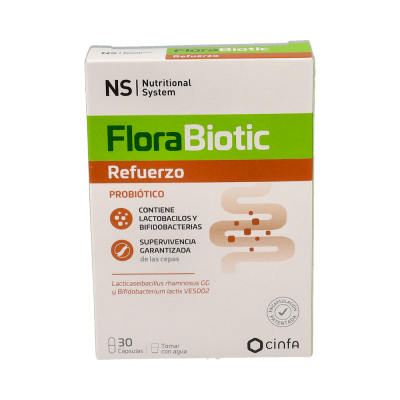 Comprar NS FLORABIOTIC REFUERZO 30 CAPSULAS al mejor precio en NuestraFarma, tu farmacia online