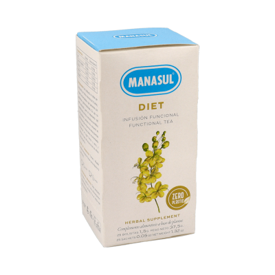 Comprar MANASUL DIET 25 BOLSITAS al mejor precio en NuestraFarma, tu farmacia online