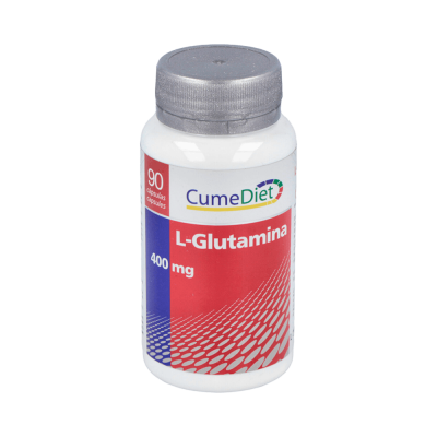 Comprar CUMEDIET L-GLUTAMINA 400 MG 90 CAPSULAS al mejor precio en NuestraFarma, tu farmacia online