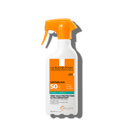 Comprar LA ROCHE-POSAY ANTHELIOS FAMILY SPRAY SPF 50+ 300 ML al mejor precio en NuestraFarma, tu farmacia online