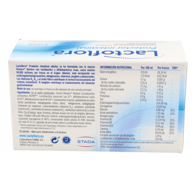 Comprar LACTOFLORA PROTECTOR INTESTINAL ADULTO 10 VIALES al mejor precio en NuestraFarma, tu farmacia online