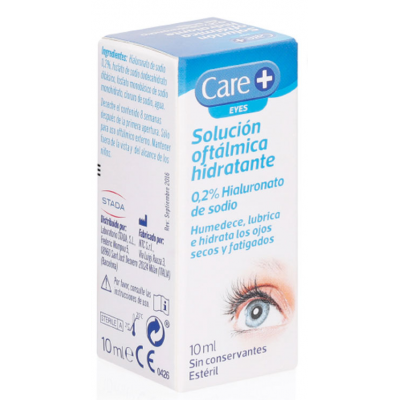 Comprar CARE+ SOLUCION OFTALMICA HIDRATANTE 0,2%10ML al mejor precio en NuestraFarma, tu farmacia online