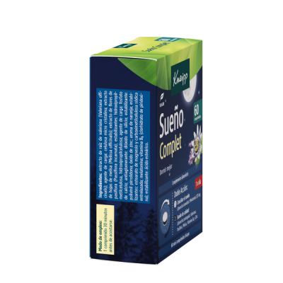 Comprar KNEIPP SUEÑO COMPLET 60 COMPRIMIDOS al mejor precio en NuestraFarma, tu farmacia online