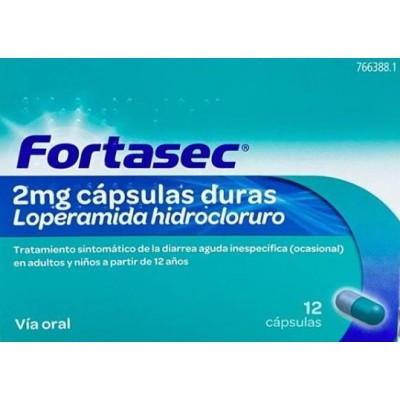 Comprar FORTASEC 2 MG 12 CAPSULAS al mejor precio en NuestraFarma, tu farmacia online