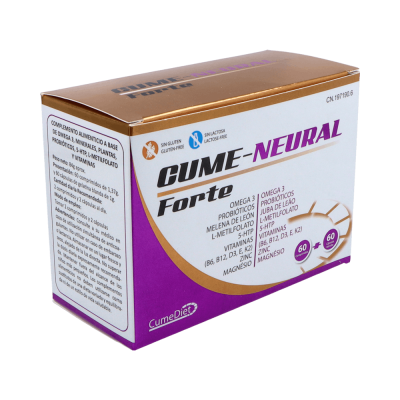 Comprar CUMEDIET CUME-NEURAL FORTE 60 COMPRIMIDOS + 60 CAPSULAS al mejor precio en NuestraFarma, tu farmacia online