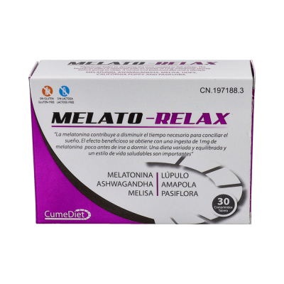 Comprar CUMEDIET MELATO-RELAX 30 COMPRIMIDOS al mejor precio en NuestraFarma, tu farmacia online
