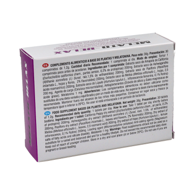 Comprar CUMEDIET MELATO-RELAX 30 COMPRIMIDOS al mejor precio en NuestraFarma, tu farmacia online