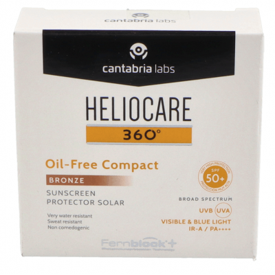 Comprar HELIOCARE 360º OIL-FREE COMPACT SPF 50+ BRONZE 10 G al mejor precio en NuestraFarma, tu farmacia online