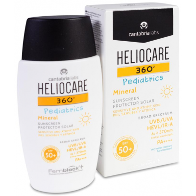 Comprar HELIOCARE 360º PEDIATRICS MINERAL SPF 50+ 50 ML al mejor precio en NuestraFarma, tu farmacia online