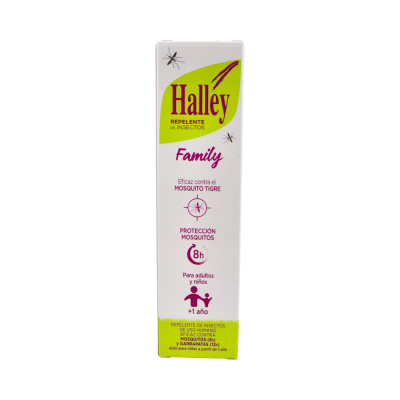 Comprar HALLEY FAMILY REPELENTE DE INSECTOS VAPORIZADOR 200 ML al mejor precio en NuestraFarma, tu farmacia online