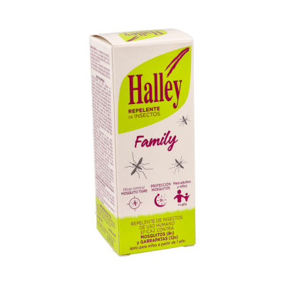 Comprar HALLEY FAMILY REPELENTE DE INSECTOS VAPORIZADOR 100 ML al mejor precio en NuestraFarma, tu farmacia online