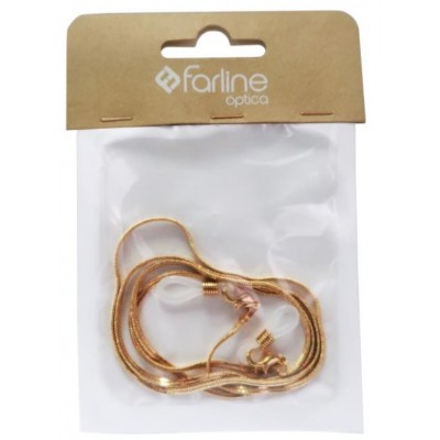 Comprar FARLINE CORDON GAFA PLANO DORADO al mejor precio en NuestraFarma, tu farmacia online