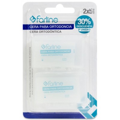 Comprar FARLINE DUPLO CERA ORTODONCIA al mejor precio en NuestraFarma, tu farmacia online