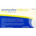 DEXKETOPROFENO SANDOZ CARE 25 MG 10 SOBRES SOLUCION ORAL 10 ML