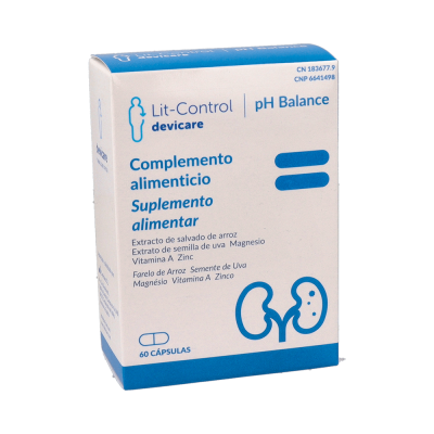 Comprar LIT-CONTROL PH BALANCE 60 CAPSULAS al mejor precio en NuestraFarma, tu farmacia online