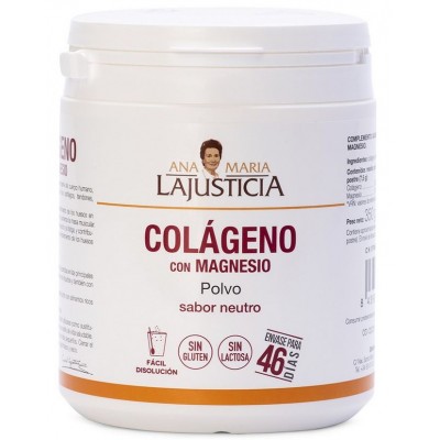 Comprar ANA MARIA LAJUSTICIA COLAGENO CON MAGNESIO POLVO SABOR NEUTRO 350 G al mejor precio en NuestraFarma, tu farmacia online