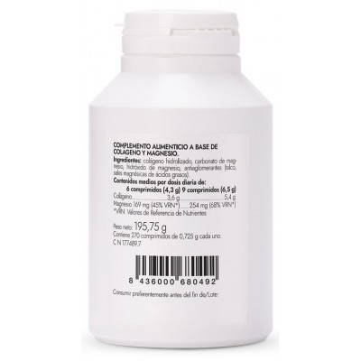 Comprar ANA MARIA LAJUSTICIA COLAGENO CON MAGNESIO AML SPORT 270 COMPRIMIDOS al mejor precio en NuestraFarma, tu farmacia online