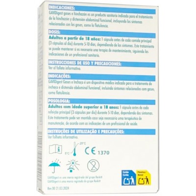 Comprar GAVIDIGEST GASES E HINCHAZON 30 CAPSULAS al mejor precio en NuestraFarma, tu farmacia online