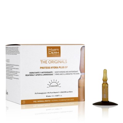 Comprar MARTIDERM PROTEOS HYDRA PLUS SP 30 AMPOLLAS al mejor precio en NuestraFarma, tu farmacia online
