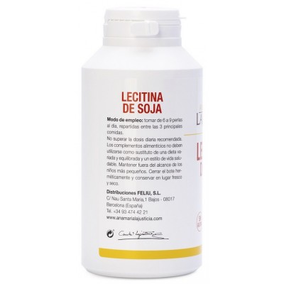 Comprar ANA MARIA LAJUSTICIA LECITINA DE SOJA 300 PERLAS al mejor precio en NuestraFarma, tu farmacia online