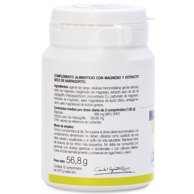 Comprar ANA MARIA LAJUSTICIA MAGNESIO TOTAL 5 CON HARPAGO 70 COMPRIMIDOS al mejor precio en NuestraFarma, tu farmacia online