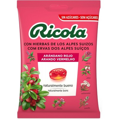 Comprar RICOLA CARAMELOS ARANDANO ROJO BOLSA 70 G al mejor precio en NuestraFarma, tu farmacia online