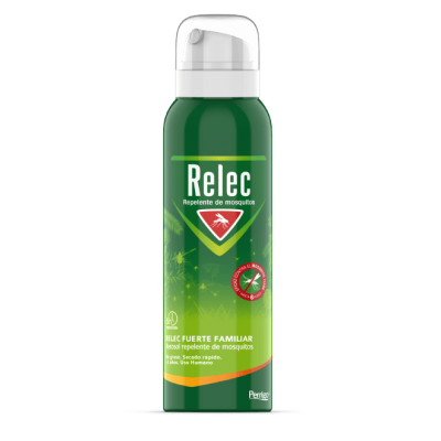 Comprar RELEC FUERTE FAMILIAR REPELENTE DE MOSQUITOS DE USO HUMANO AEROSOL 125 ML al mejor precio en NuestraFarma, tu farmacia online