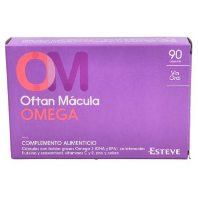 Comprar OFTAN MACULA OMEGA 90 CAPSULAS al mejor precio en NuestraFarma, tu farmacia online