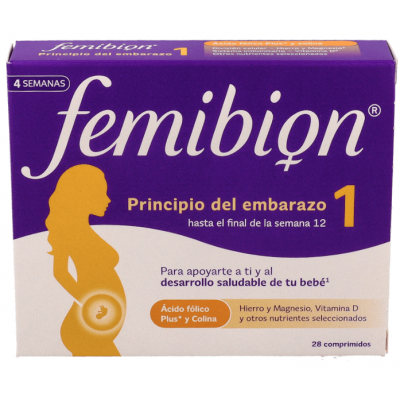 Comprar FEMIBION 1 28 COMPRIMIDOS al mejor precio en NuestraFarma, tu farmacia online