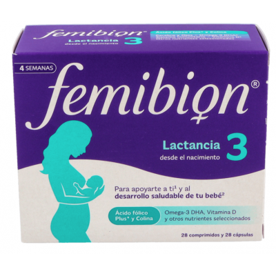 Comprar FEMIBION 3 28 COMPRIMIDOS + 28 CAPSULAS al mejor precio en NuestraFarma, tu farmacia online