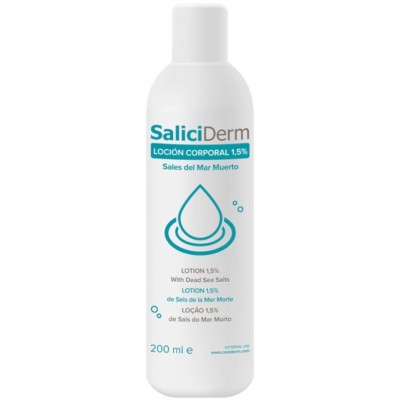 Comprar SALICIDERM LOCION SALES DEL MAR MUERTO 1,5 % 200 ML al mejor precio en NuestraFarma, tu farmacia online