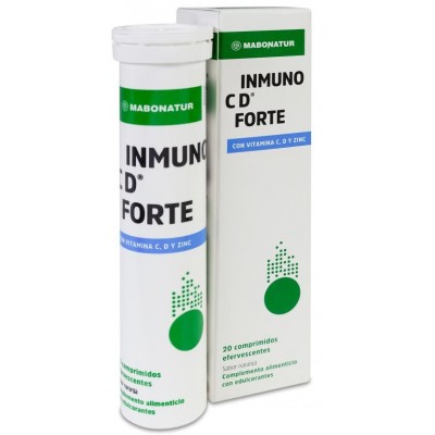 Comprar MABONATUR INMUNO C D FORTE 20 COMPRIMIDOS EFERVESCENTES SABOR NARANJA al mejor precio en NuestraFarma, tu farmacia online