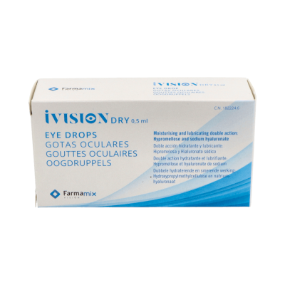 Comprar IVISION DRY GOTAS OCULARES 20 UNIDOSIS 0,5 ML al mejor precio en NuestraFarma, tu farmacia online