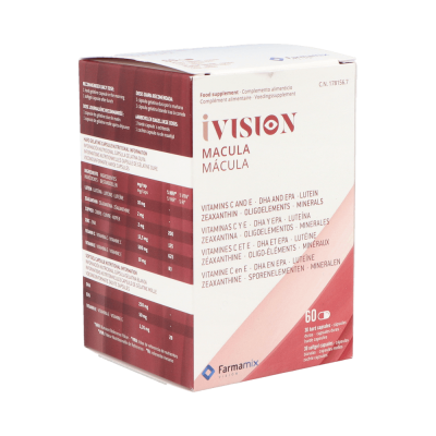 Comprar IVISION MACULA 60 CAPSULAS al mejor precio en NuestraFarma, tu farmacia online