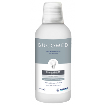 Comprar BUCOMED COLUTORIO BLANQUEADOR 500 ML al mejor precio en NuestraFarma, tu farmacia online