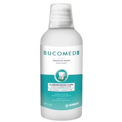 Comprar BUCOMED COLUTORIO CLORHEXIDINA 0.12% 500 ML al mejor precio en NuestraFarma, tu farmacia online