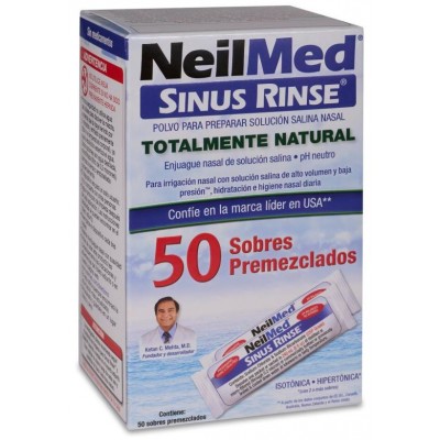 Comprar NEILMED SINUS RINSE 50 SOBRES al mejor precio en NuestraFarma, tu farmacia online