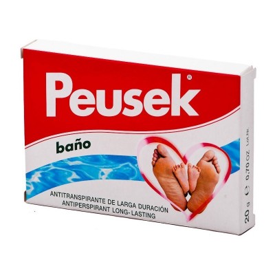 Comprar PEUSEK BAÑO ANTITRANSPIRANTE DE LARGA DURACION POLVO 2 BOLSITAS al mejor precio en NuestraFarma, tu farmacia online