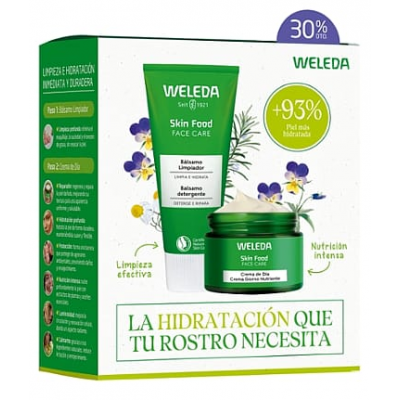 Comprar WELEDA PACK SKIN FOOD CREMA DE DIA 40 ML + BALSAMO LIMPIADOR 75 ML al mejor precio en NuestraFarma, tu farmacia online