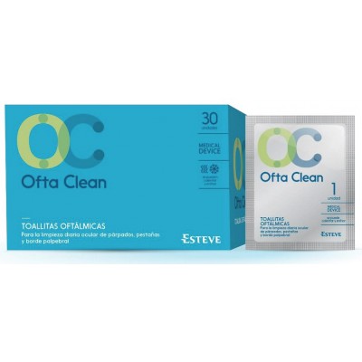 Comprar OFTACLEAN TOALLITAS OFTALMICAS 30 TOALLITAS al mejor precio en NuestraFarma, tu farmacia online