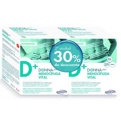 Comprar DUPLO DONNAPLUS MENOCIFUGA VITAL 2X30 STICKS al mejor precio en NuestraFarma, tu farmacia online