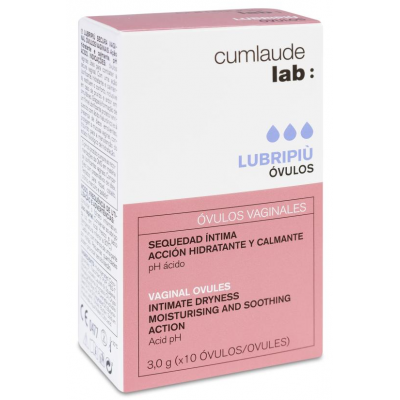 Comprar CUMLAUDE: LAB LUBRIPIU OVULOS VAGINALES 10 UNIDADES al mejor precio en NuestraFarma, tu farmacia online
