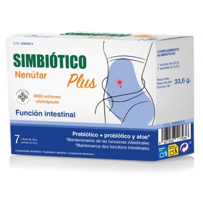 Comprar SIMBIOTICO PLUS NENUFAR 7 SOBRES al mejor precio en NuestraFarma, tu farmacia online