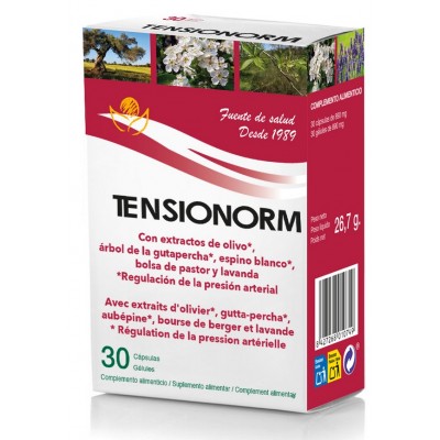 Comprar TENSIONORM 30 CÁPSULAS al mejor precio en NuestraFarma, tu farmacia online