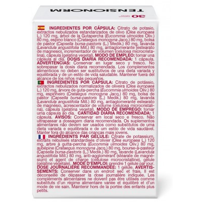 Comprar TENSIONORM 30 CÁPSULAS al mejor precio en NuestraFarma, tu farmacia online
