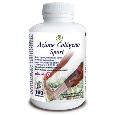 Comprar AZIONE COLAGENO SPORT 180 COMPRIMIDOS al mejor precio en NuestraFarma, tu farmacia online
