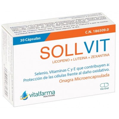 Comprar SOLLVIT 30 CAPSULAS al mejor precio en NuestraFarma, tu farmacia online