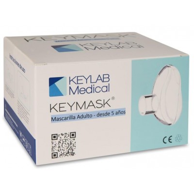 Comprar MASCARILLA INHALACION PROCHAMBER KEYMASK ADULTO 1 UNIDAD al mejor precio en NuestraFarma, tu farmacia online