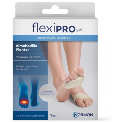 Comprar FLEXIPRO ALMOHADILLA PLANTAR 2 UNIDADES TALLA M al mejor precio en NuestraFarma, tu farmacia online